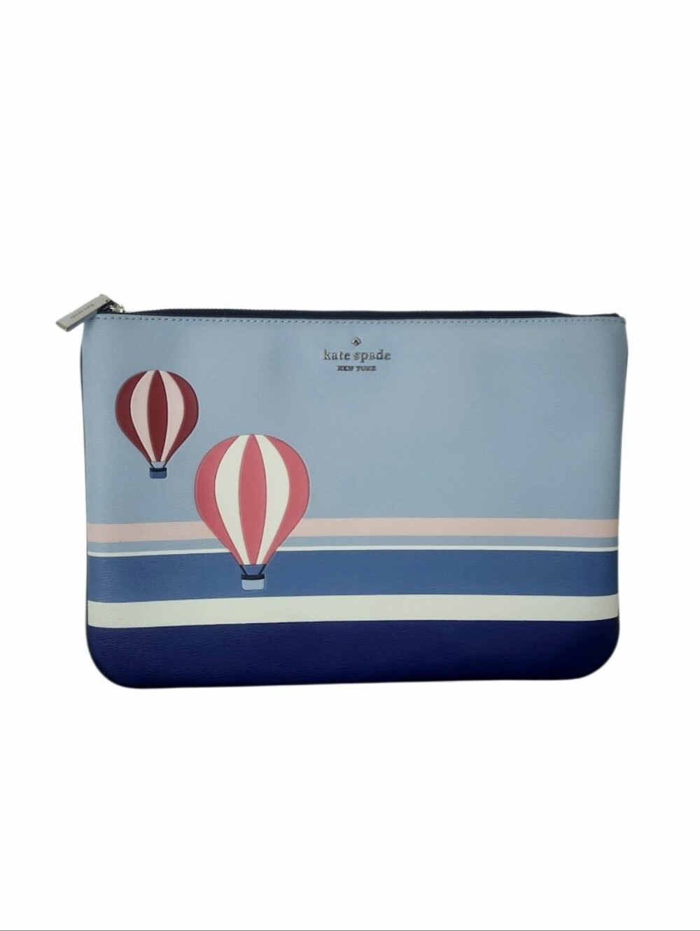 Kate spade Light Blue and Navy Hot Air Balloon Pouch